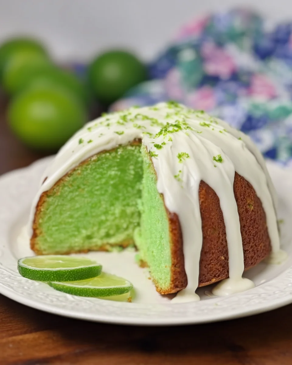 St. Patrick’s Day Key Lime Bundt Cake