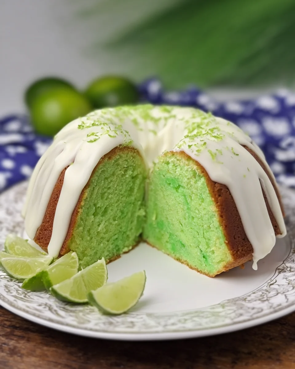 St. Patrick’s Day Key Lime Bundt Cake