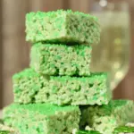 St. Patrick’s Day Lime Jello Rice Krispie Treats