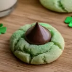 St. Patrick's Day Mint Chocolate Kiss Cookies