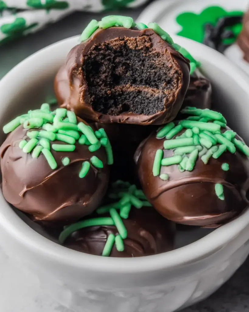 St. Patrick’s Day Mint Oreo Balls