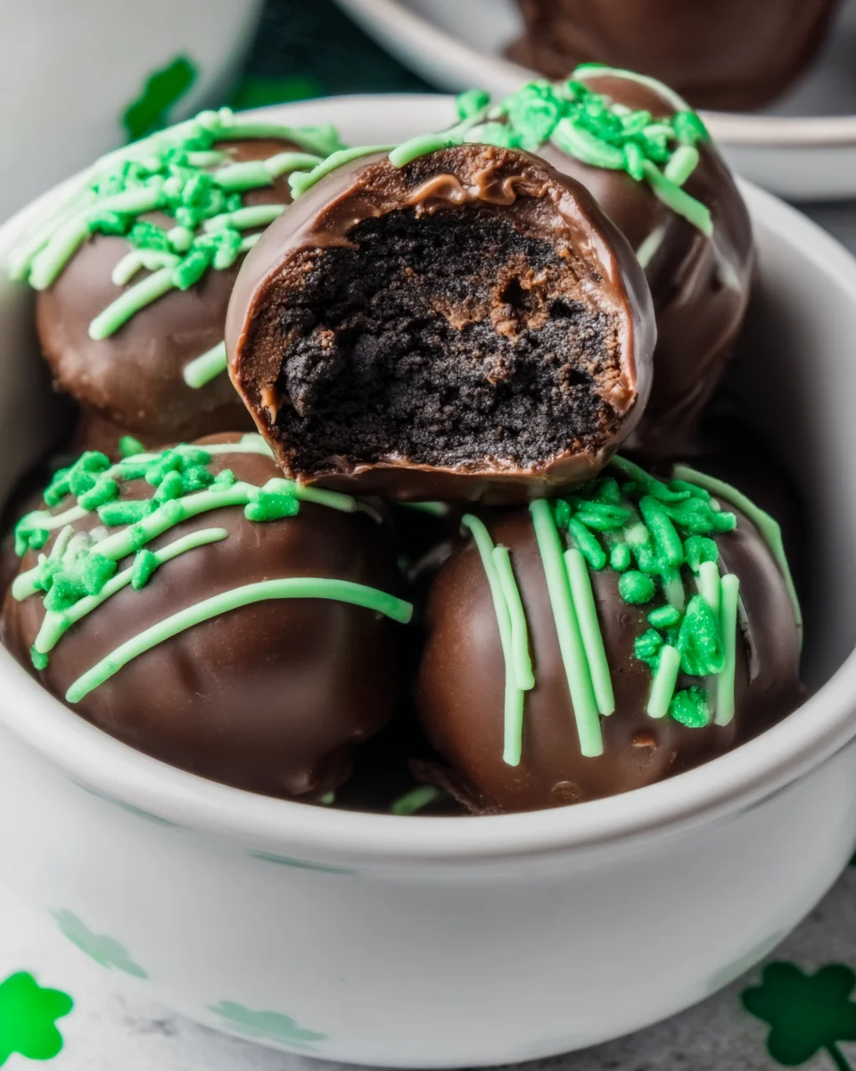 St. Patrick’s Day Mint Oreo Balls St.