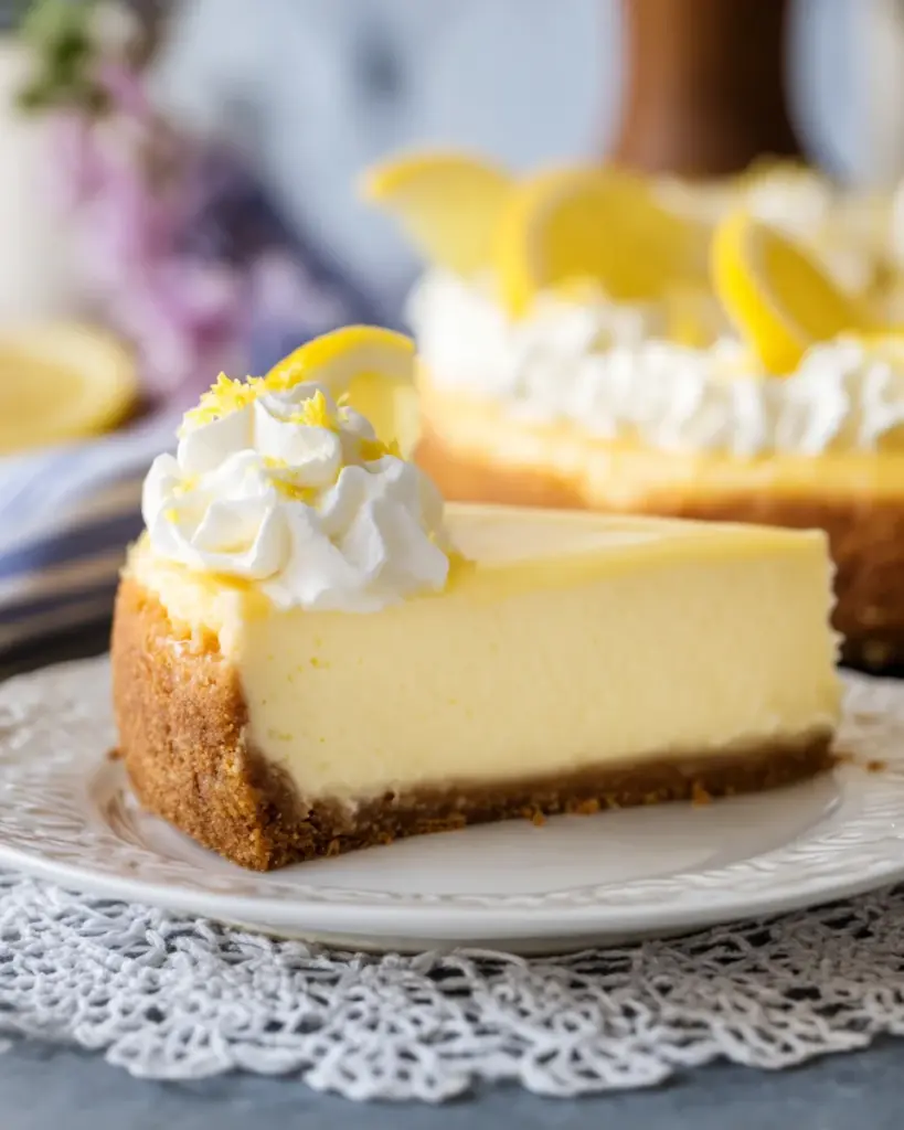 Ultimate Creamy Lemon Cheesecake