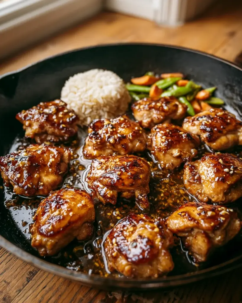 3 Ingredient Honey Garlic Chicken