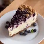 Blueberry Crumble Cheesecake