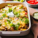 Cheesy Taco Potato Casserole (High Protein!)