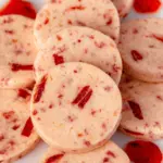 Cherry Almond Shortbread Cookies