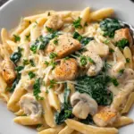 Chicken Alfredo Spinach Pasta