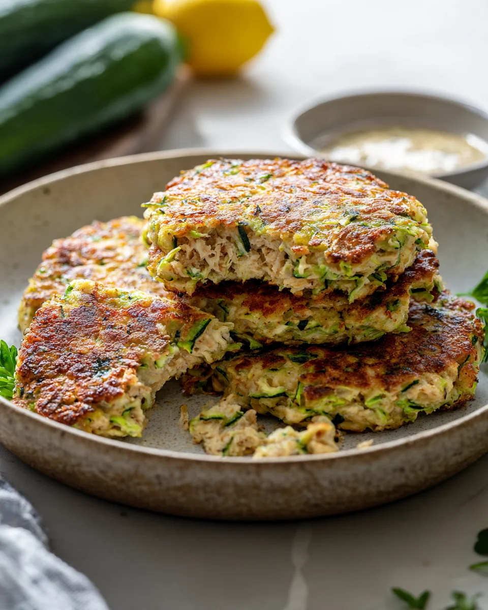 Chicken Zucchini Fritters Chicken