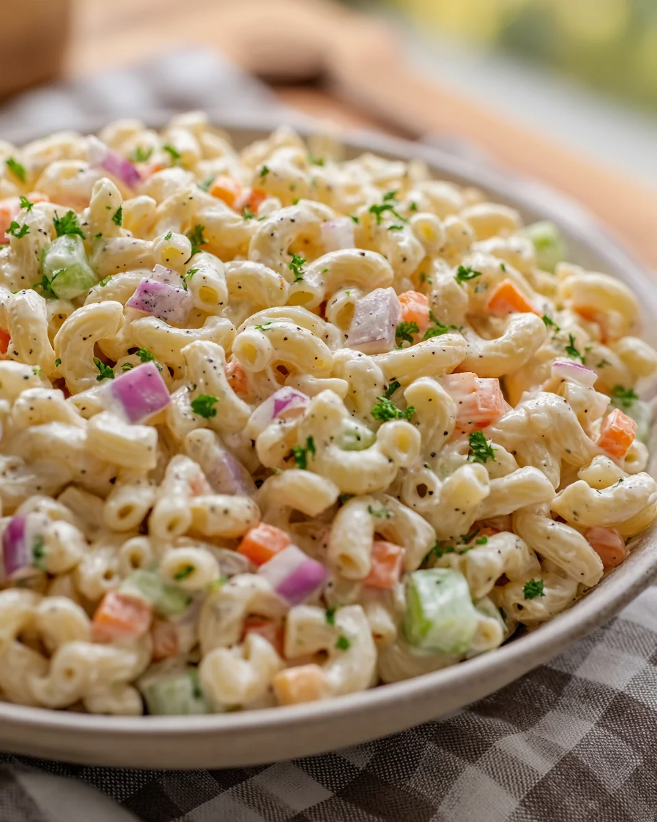 Classic Picnic Macaroni Salad