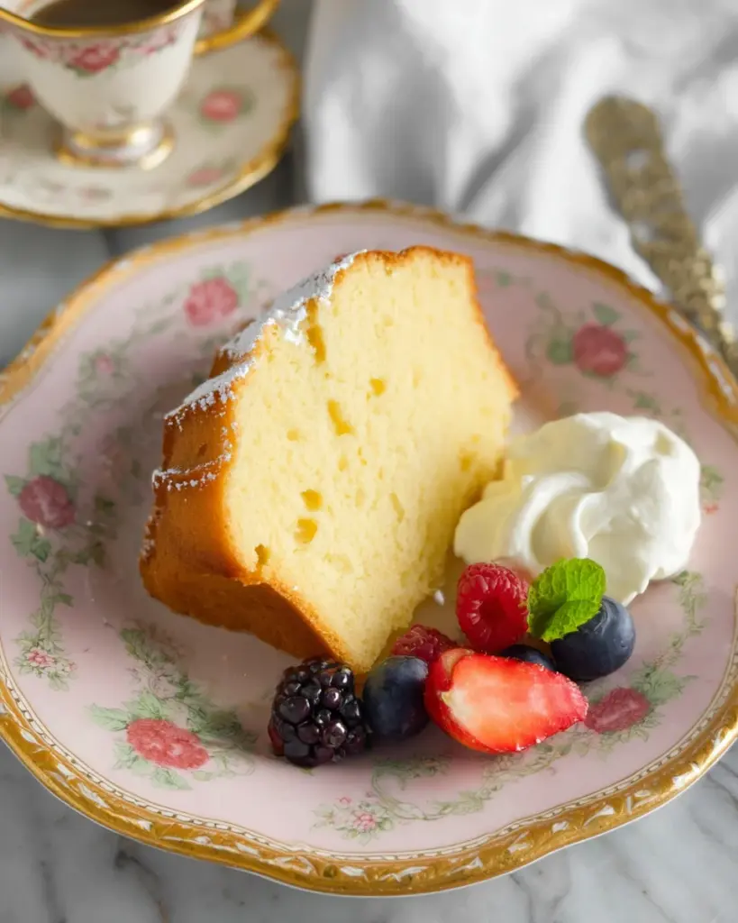 Classic Vanilla Butter Pound Cake