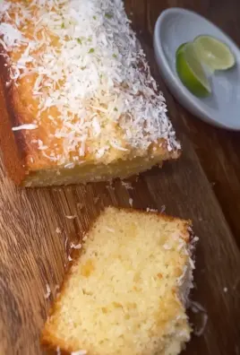 Coconut Lime Loaf Cake