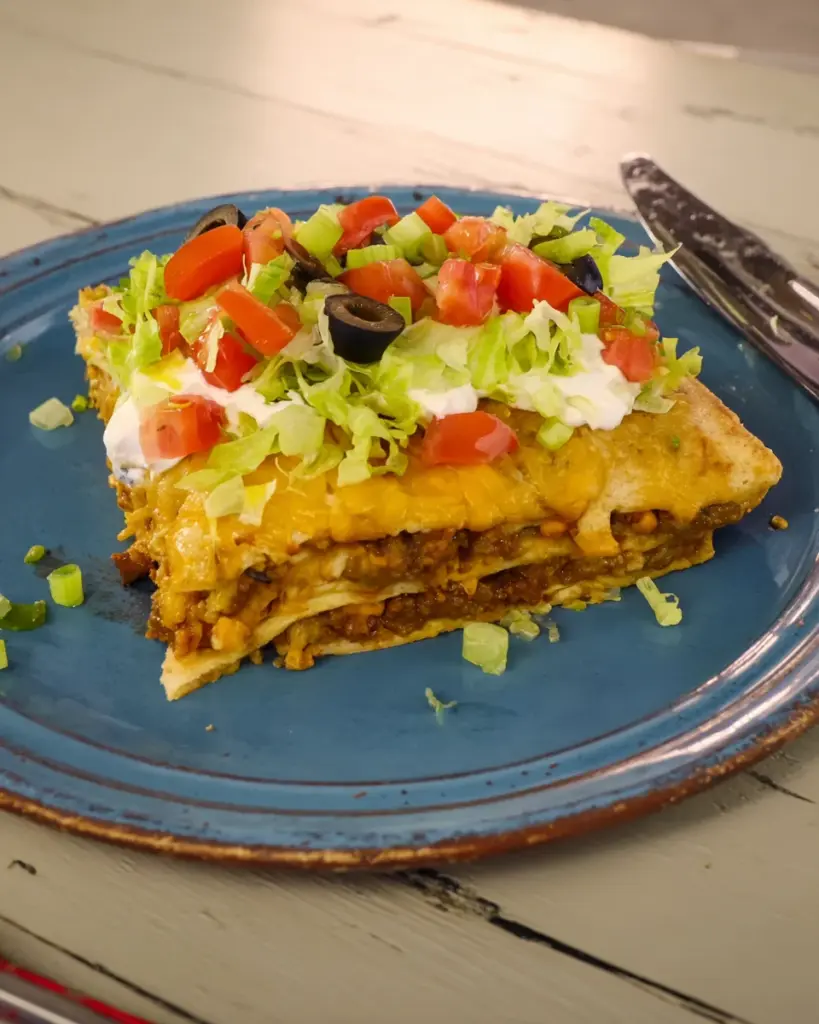 Crunchwrap Casserole