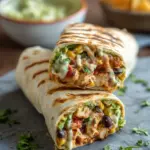 Easy Chipotle Ranch Grilled Chicken Burrito