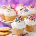 Funfetti Icebox Cupcakes