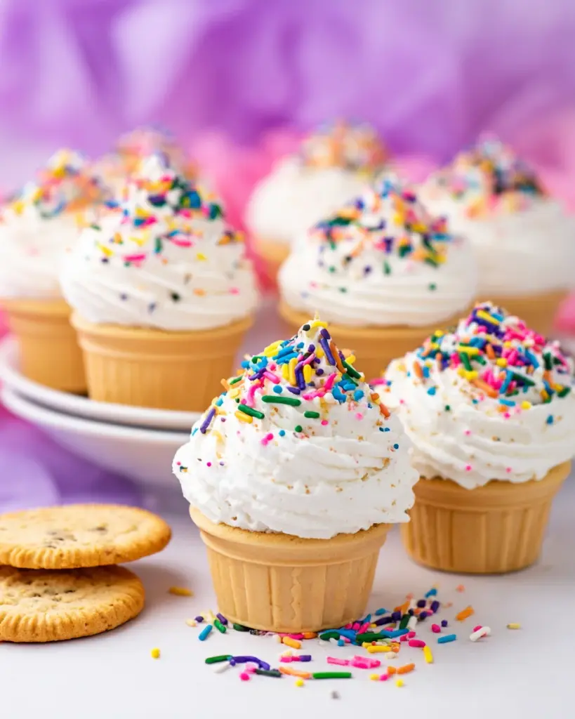 Funfetti Icebox Cupcakes