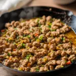 Garlic Ginger Turkey Skillet