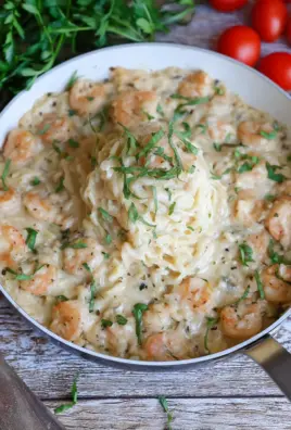 Garlic Shrimp Pasta