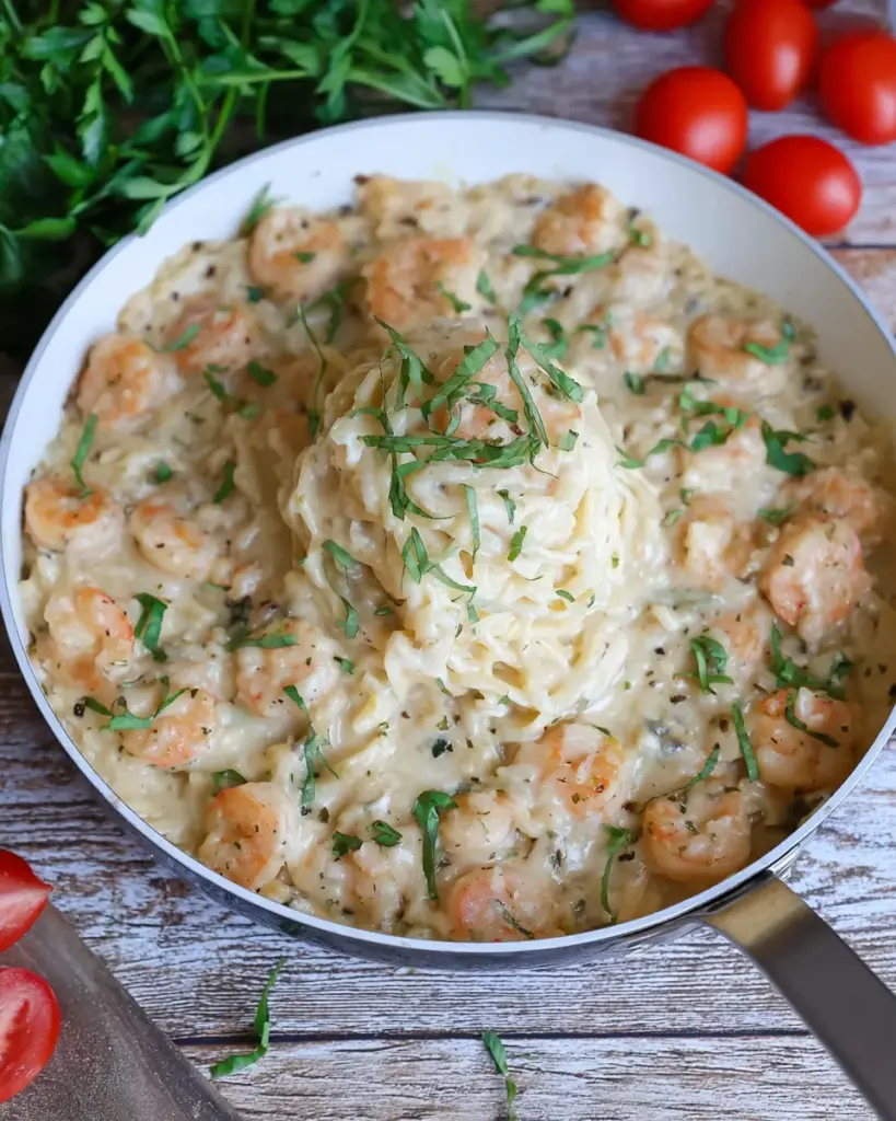 Garlic Shrimp Pasta