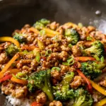 Ground Chicken Teriyaki Stir Fry
