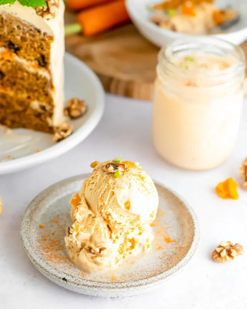Homemade Carrot Cake Ice Cream Recipe