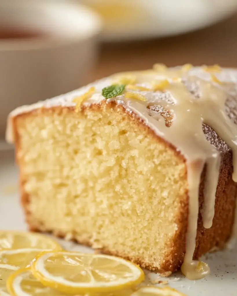 Lemon Cream Cheese Pound Cake