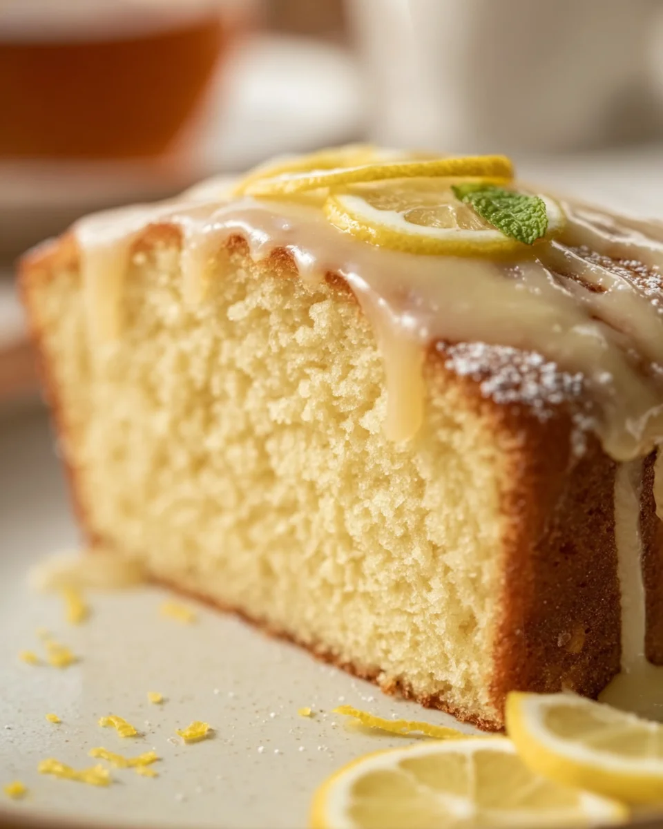Lemon Cream Cheese Pound Cake Lemon