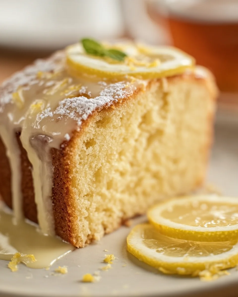 Lemon Cream Cheese Pound Cake Lemon