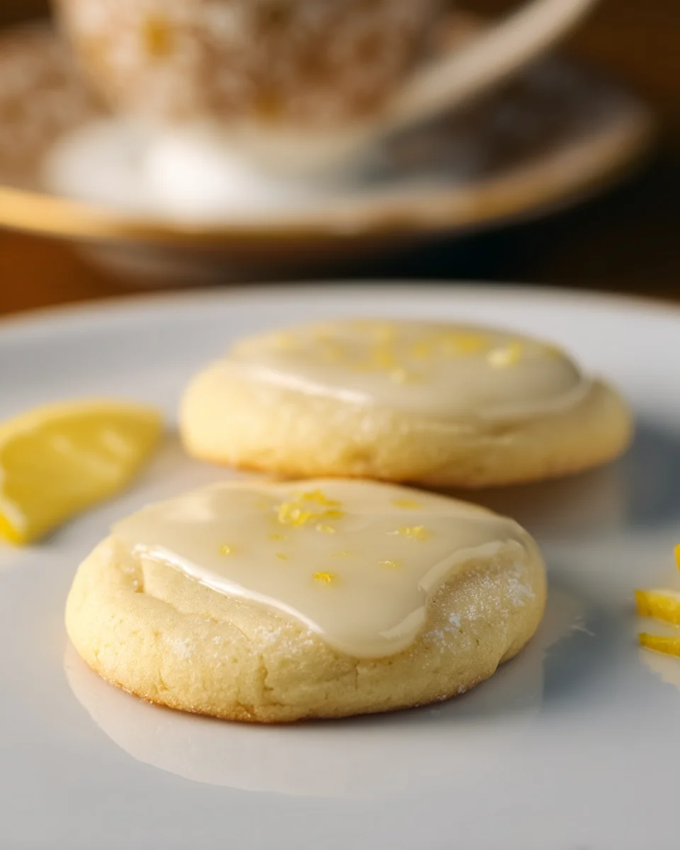 Lemon Shortbread Cookies