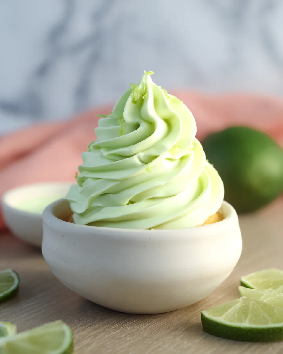 Lime Buttercream Frosting