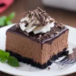 No Bake Chocolate Cheesecake Bars