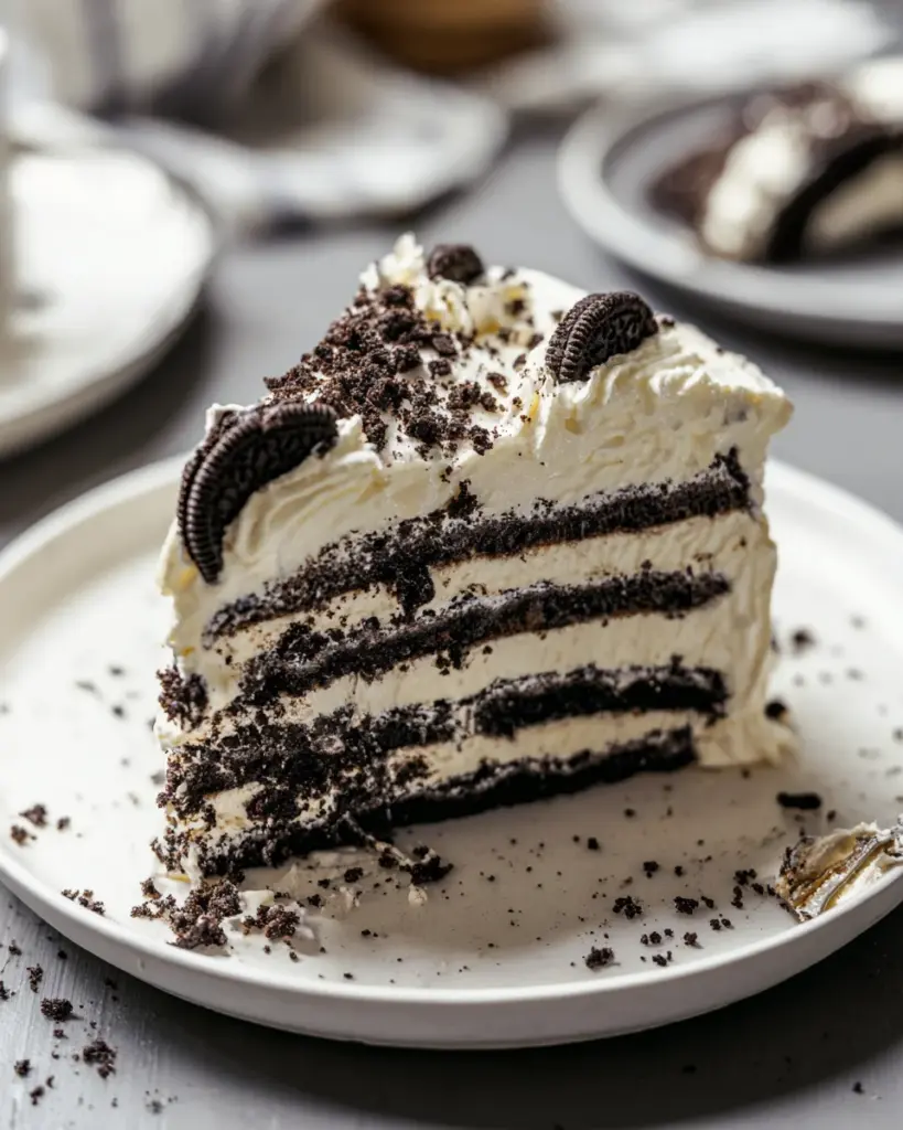 No Bake Oreo Icebox Cake