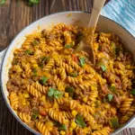 One Pot Taco Beef Pasta