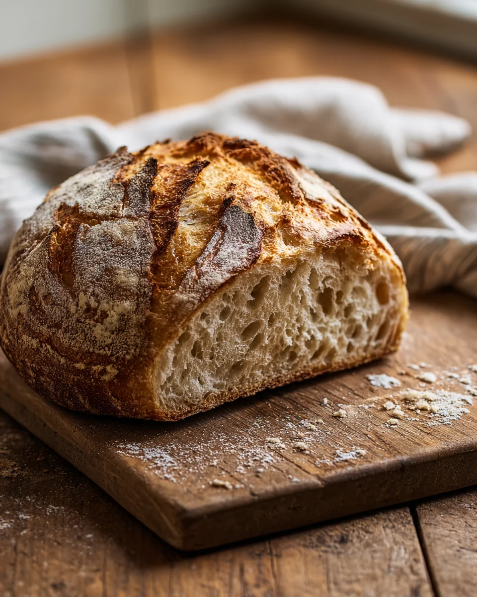 Quick Homemade Crusty Bread