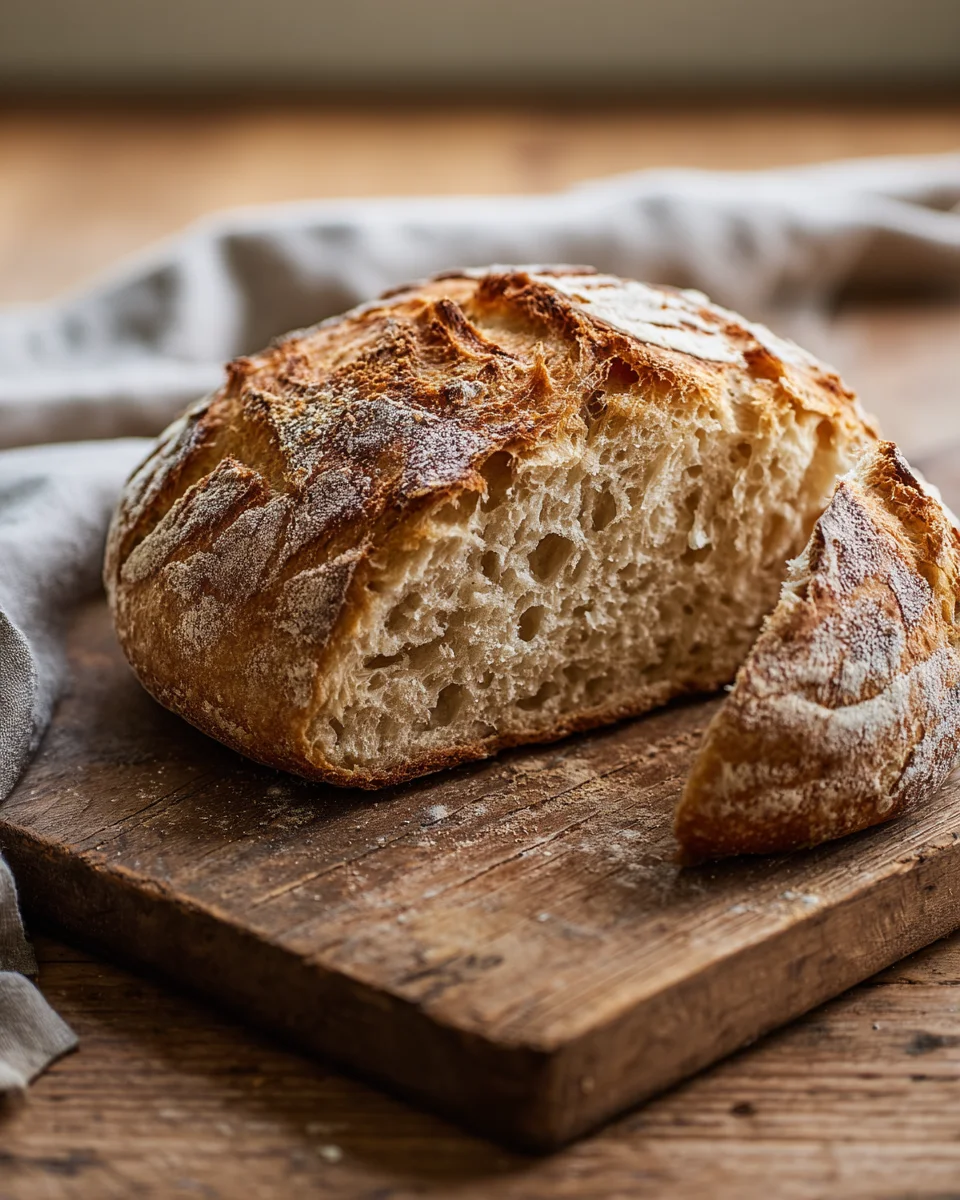 Quick Homemade Crusty Bread