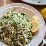 Spanakorizo (Greek Spinach Rice)
