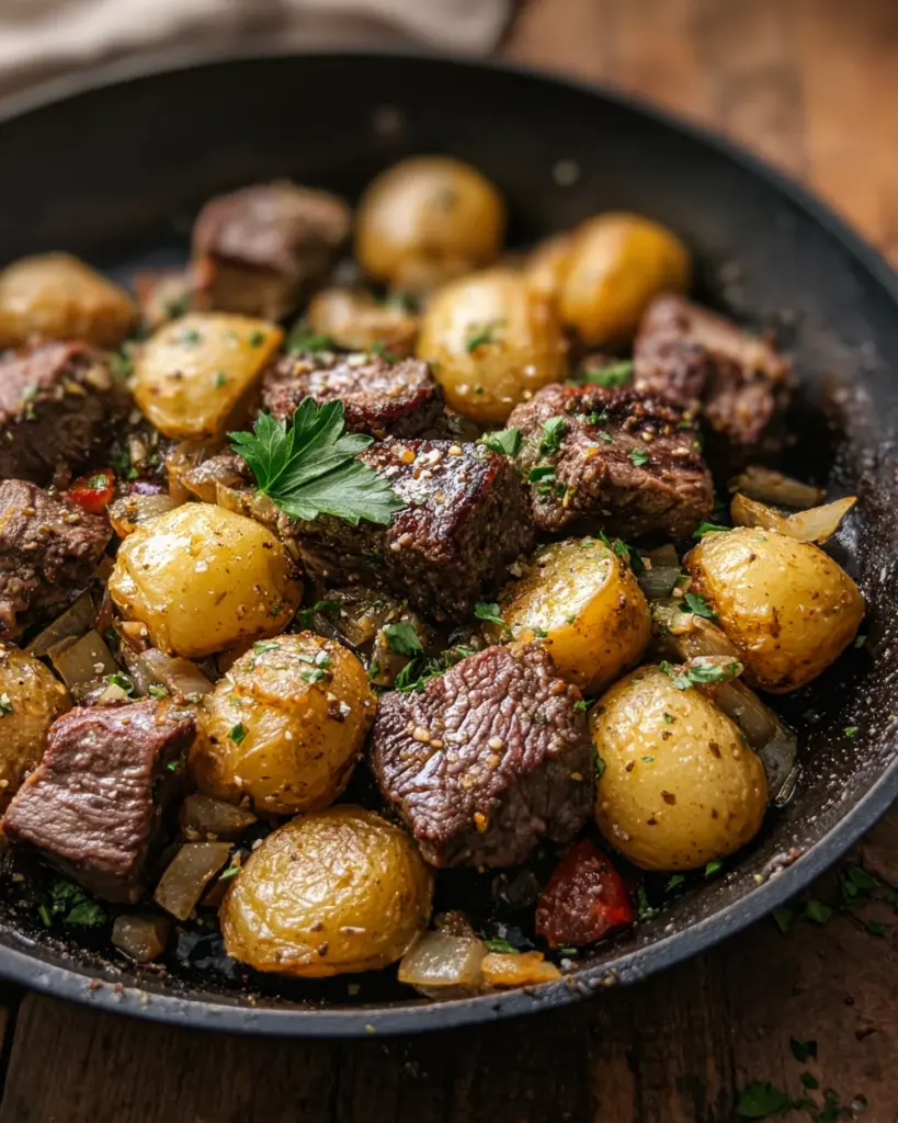 Steak and Potato Skillet Dinner