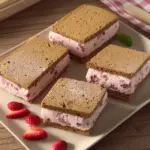 Strawberry Ice Cream Sandwiches