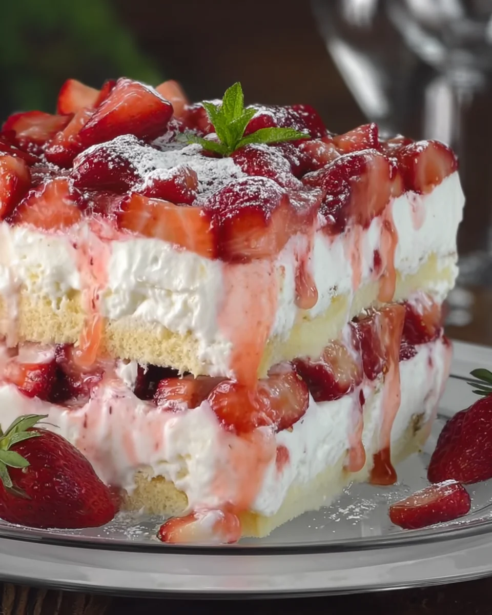 Strawberry Icebox Shortcake Strawberry