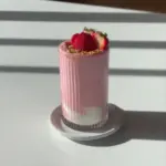 Strawberry yogurt smoothie