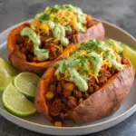 Taco Stuffed Sweet Potatoes