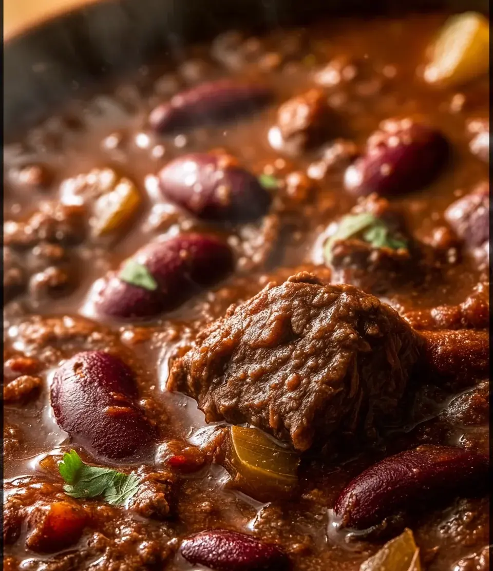 Texas Style Beef Chili Beans