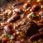 Texas Style Beef Chili Beans