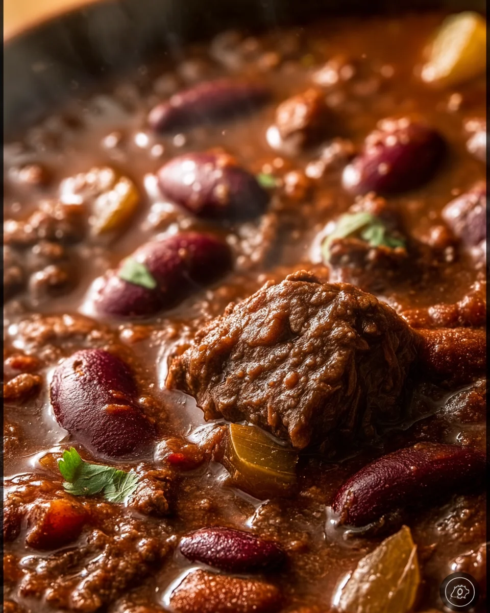 Texas Style Beef Chili Beans