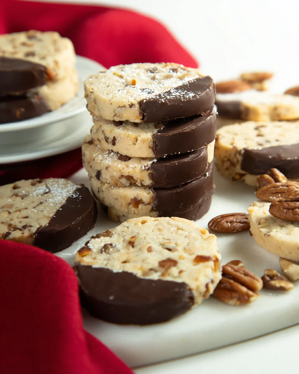 Toffee Pecan Shortbread Cookies Toffee