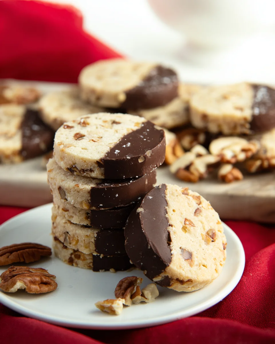 Toffee Pecan Shortbread Cookies Toffee