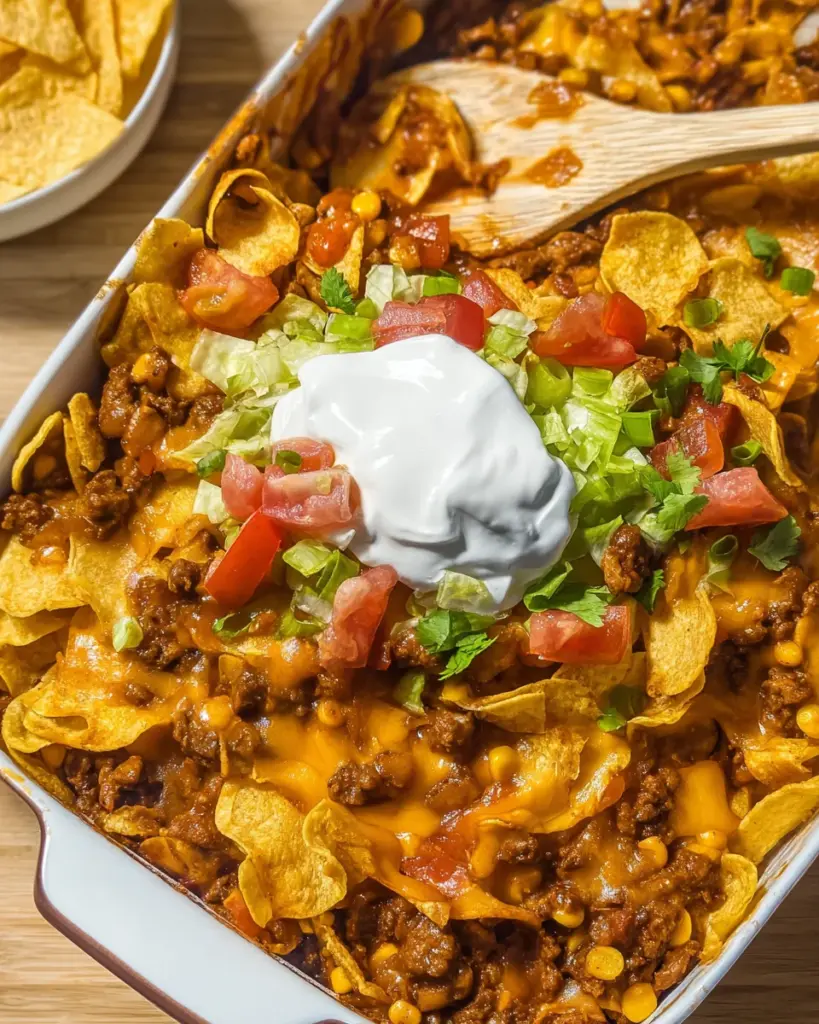 Walking Taco Casserole