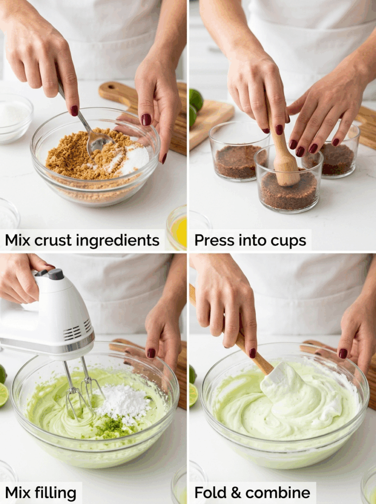 No-Bake Key Lime Cheesecake Cups