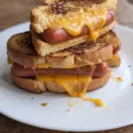 Air Fryer Grilled Cheese Hot Dog