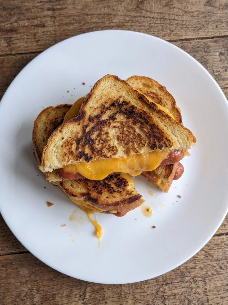 Air Fryer Grilled Cheese Hot Dog Air